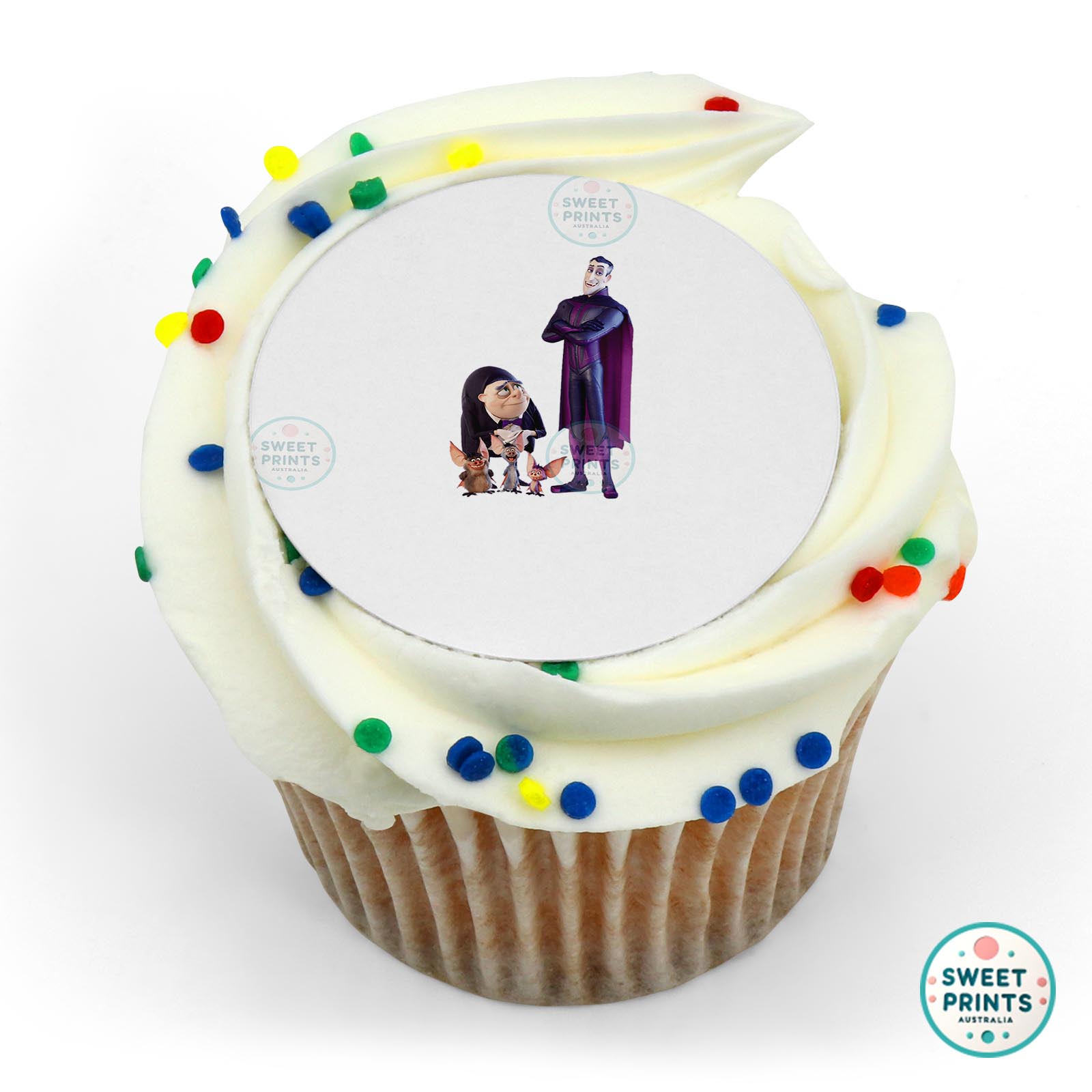 Monster Family edible cake topper