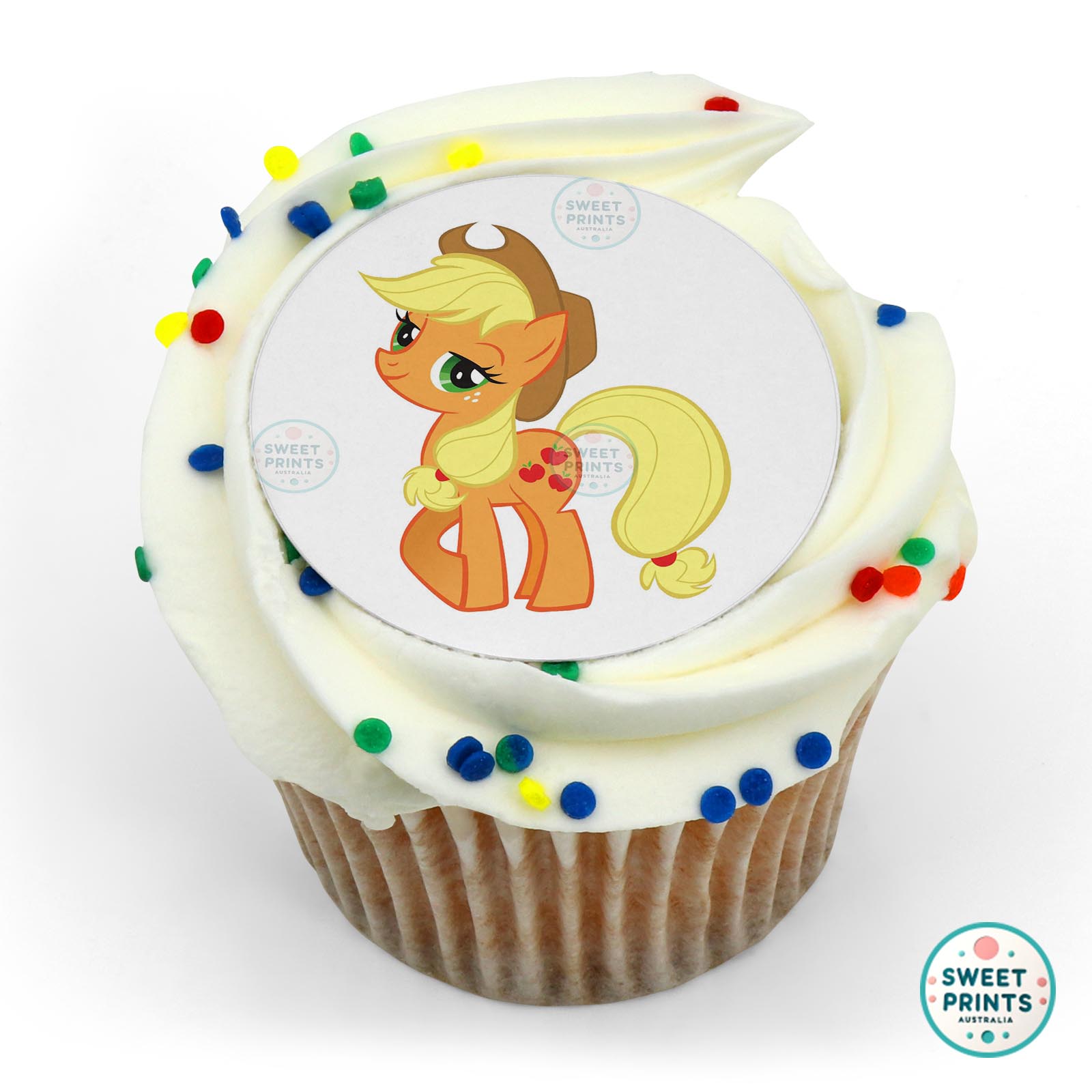 My Little Pony Yellow edible cake topper