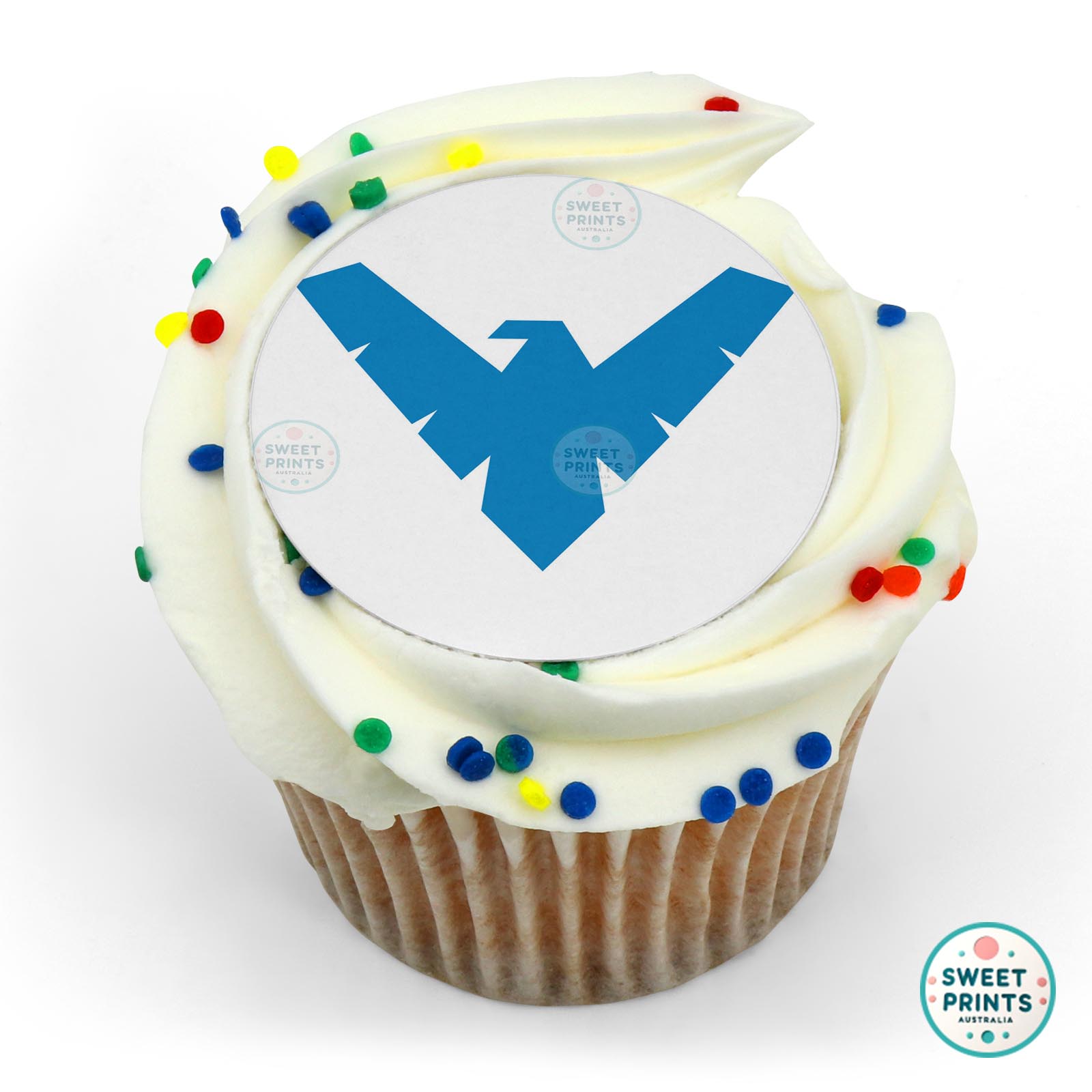 Nightwing Logo edible cake topper