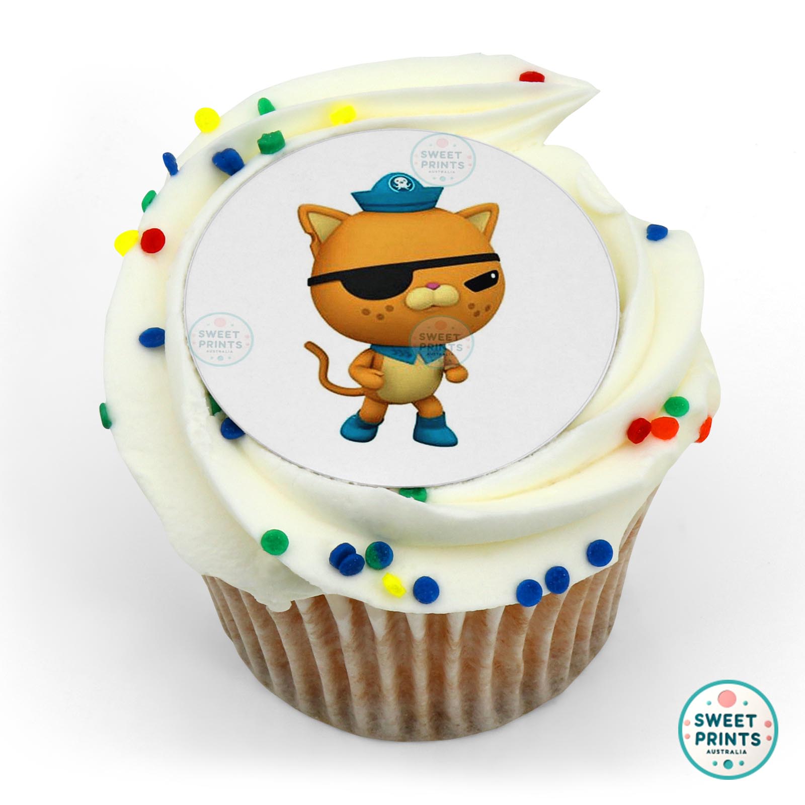 Octonauts Kwazii Cat Ready For Action edible cake topper