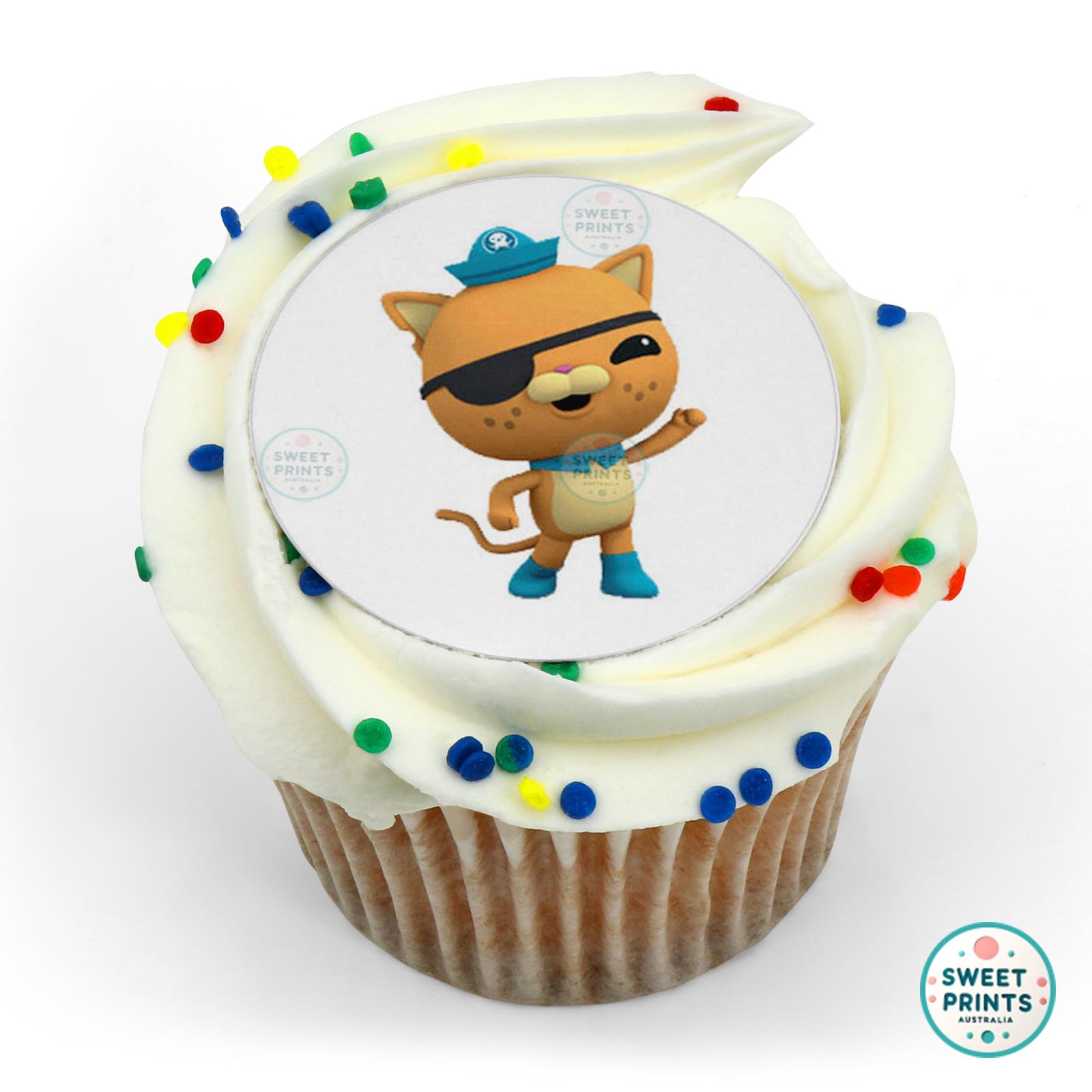 Octonauts Kwazii Cat edible cake topper