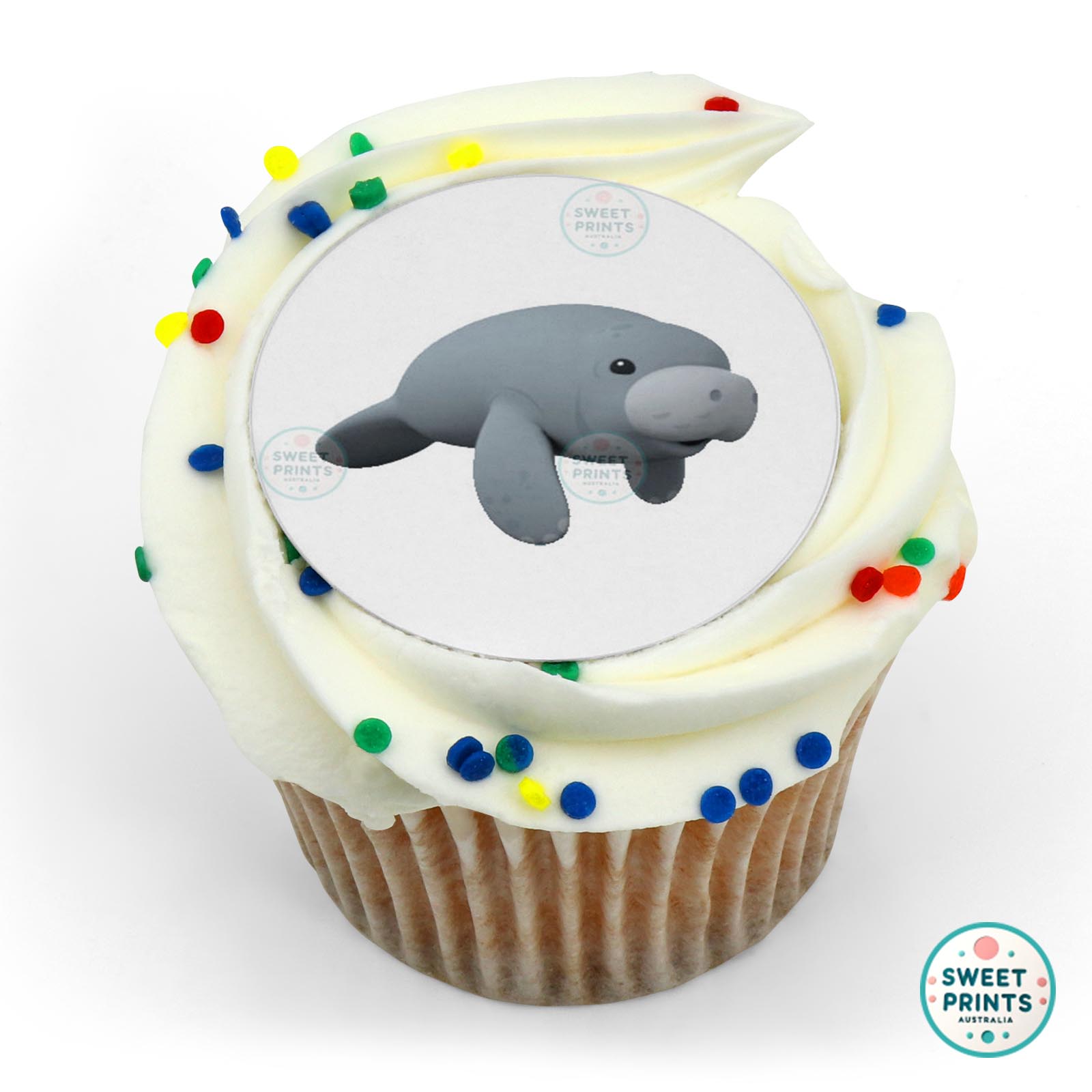 Octonauts Manatee edible cake topper