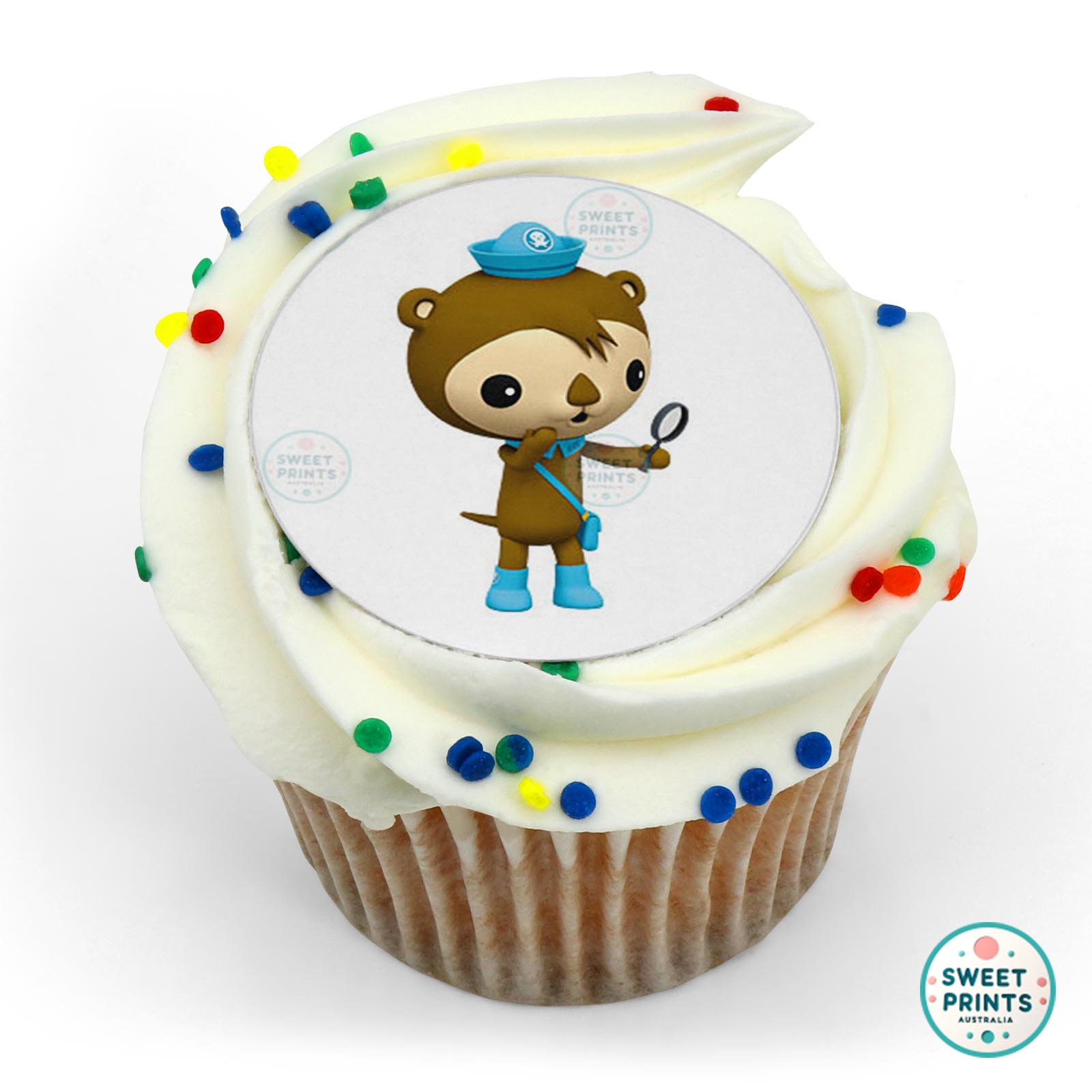 Octonauts Shellington edible cake topper