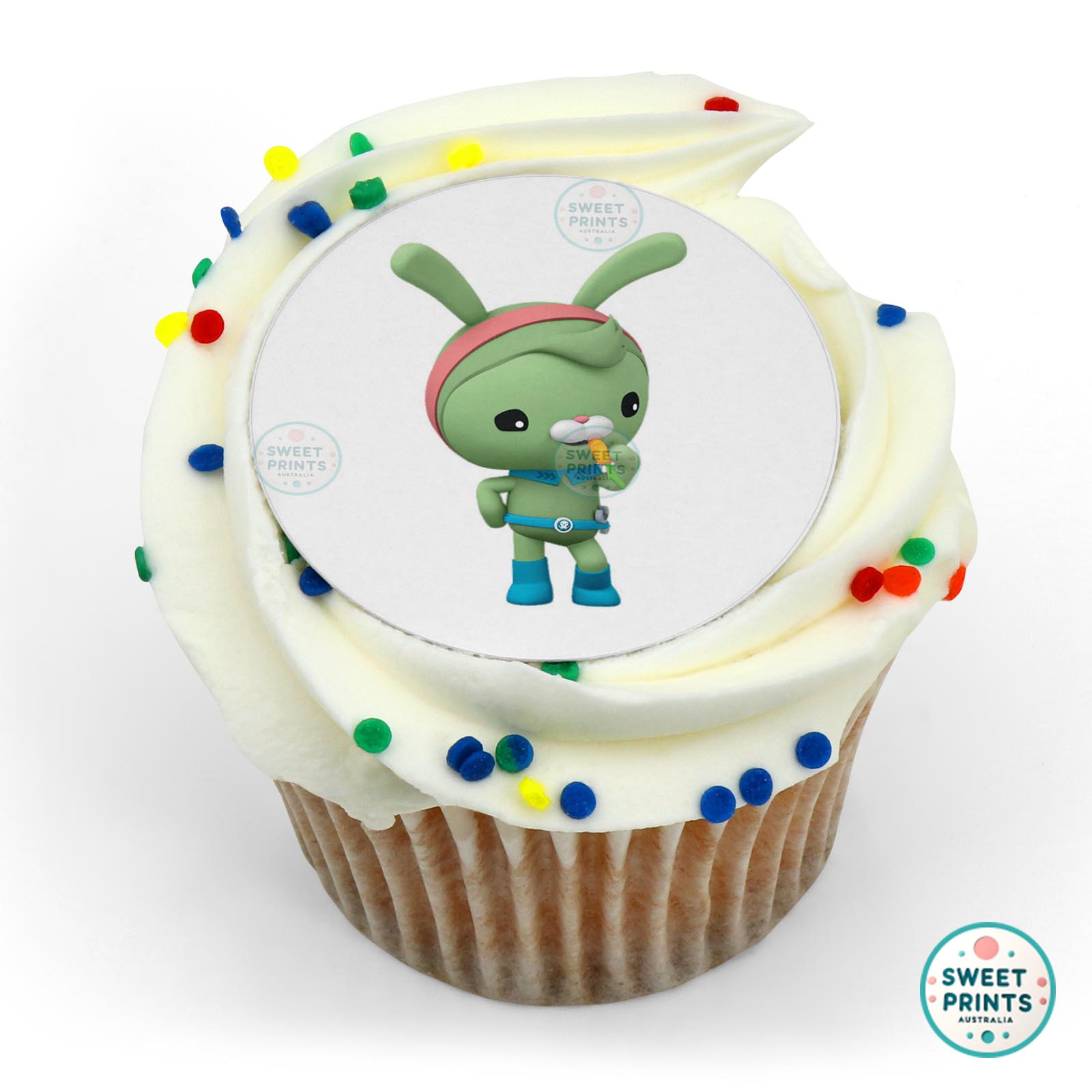 Octonauts Tweak Bunny Eating Carrot edible cake topper