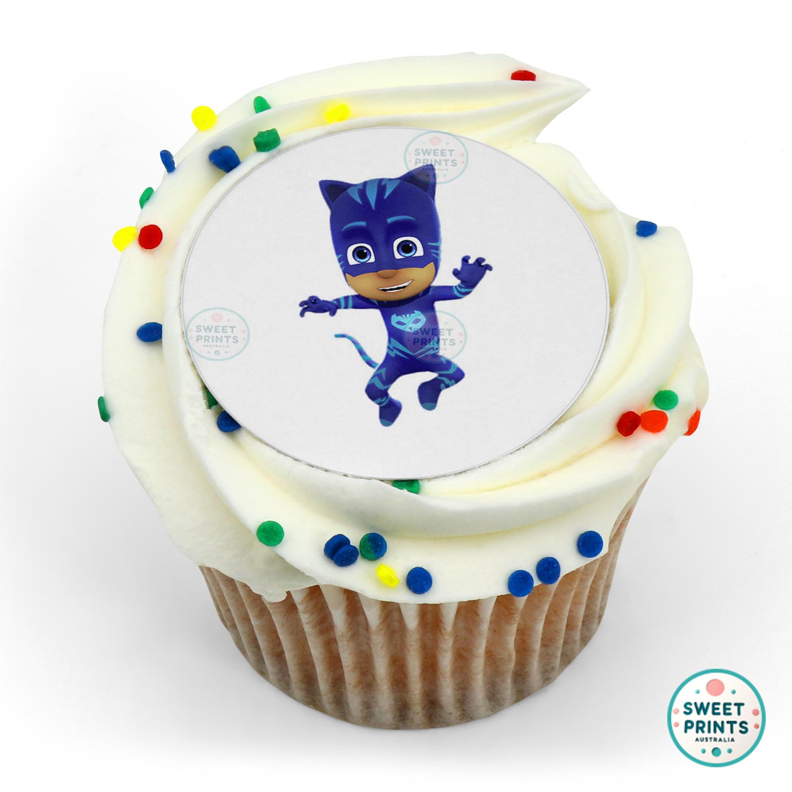 Pj Masks Catboy Jumping edible cake topper