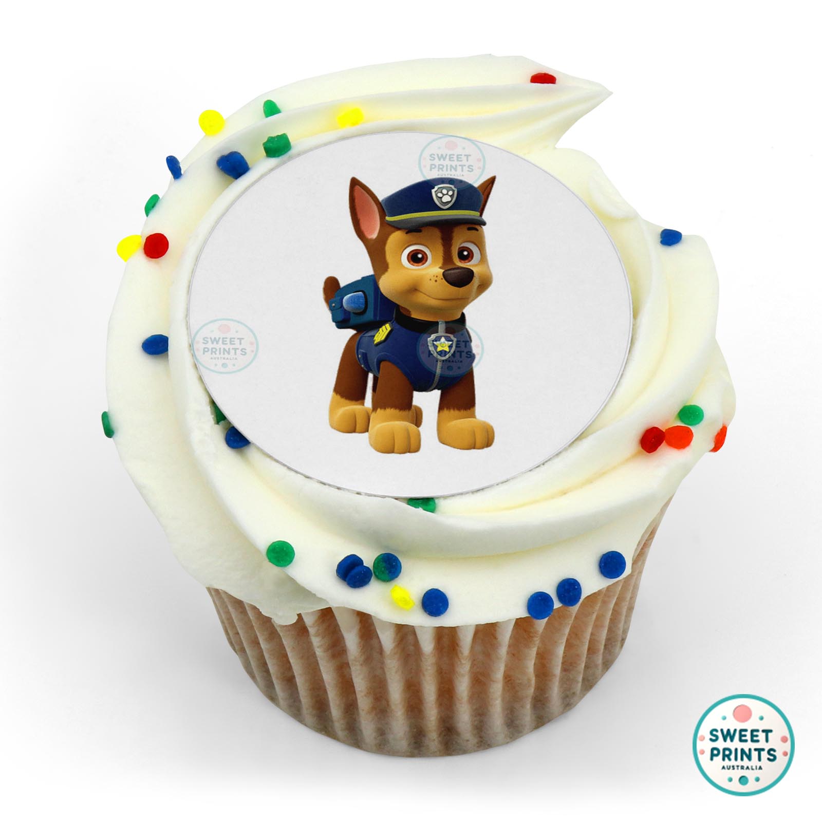 Paw Patrol Chase edible cake topper