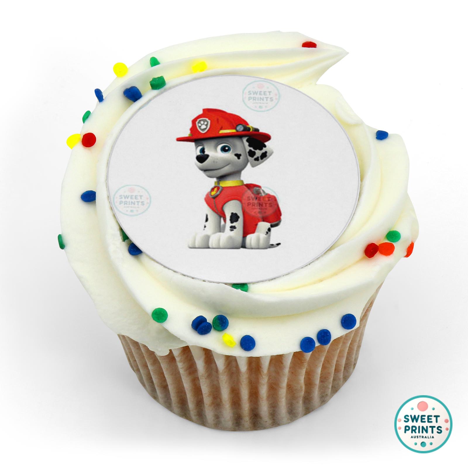Paw Patrol Marshall edible cake topper