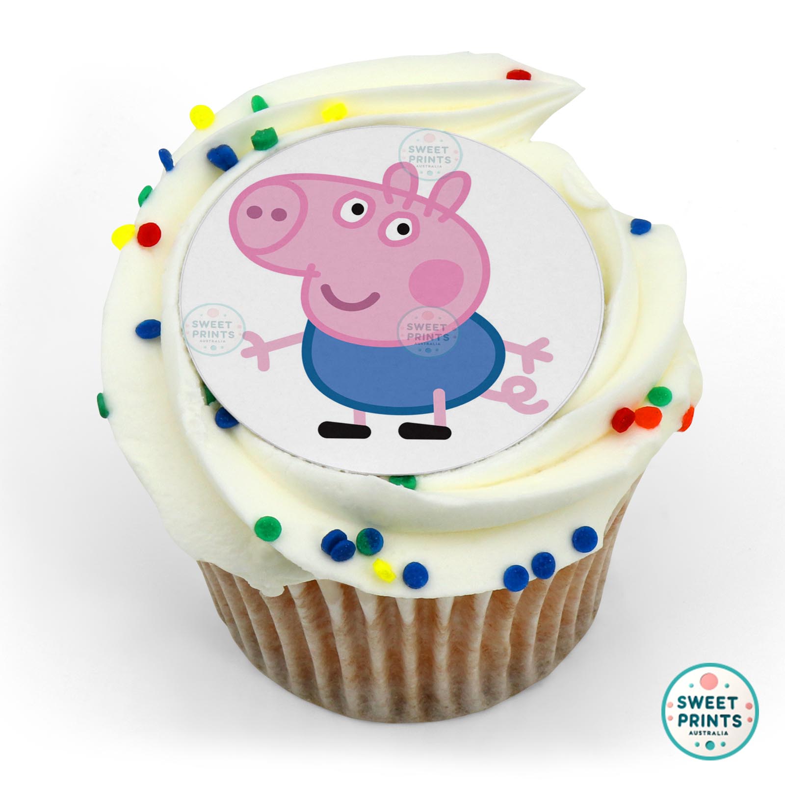 Peppa Pig Brother George edible cake topper