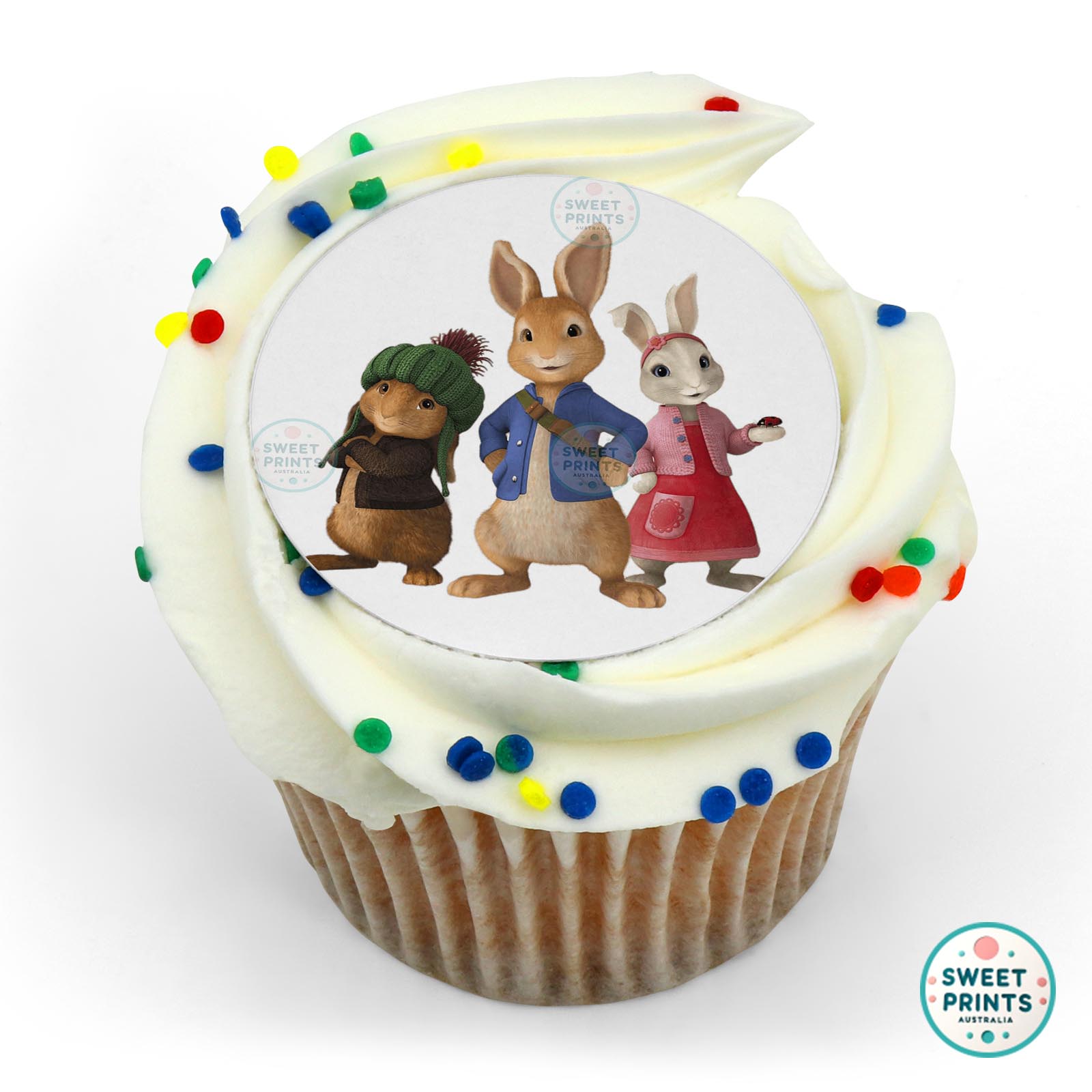 Peter Rabbit And Friends edible cake topper