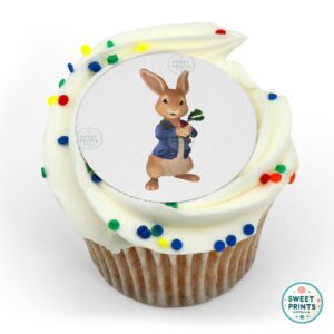 peter rabbit holding radish o