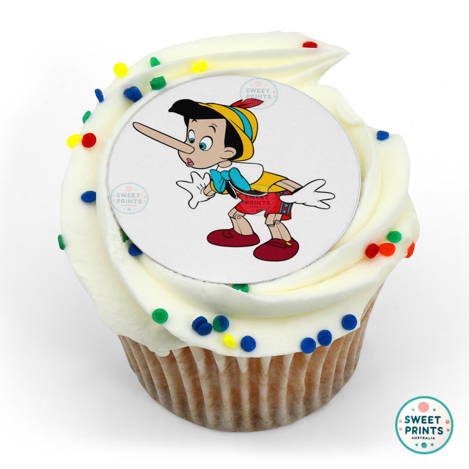Pinocchio Long Nose edible cake topper