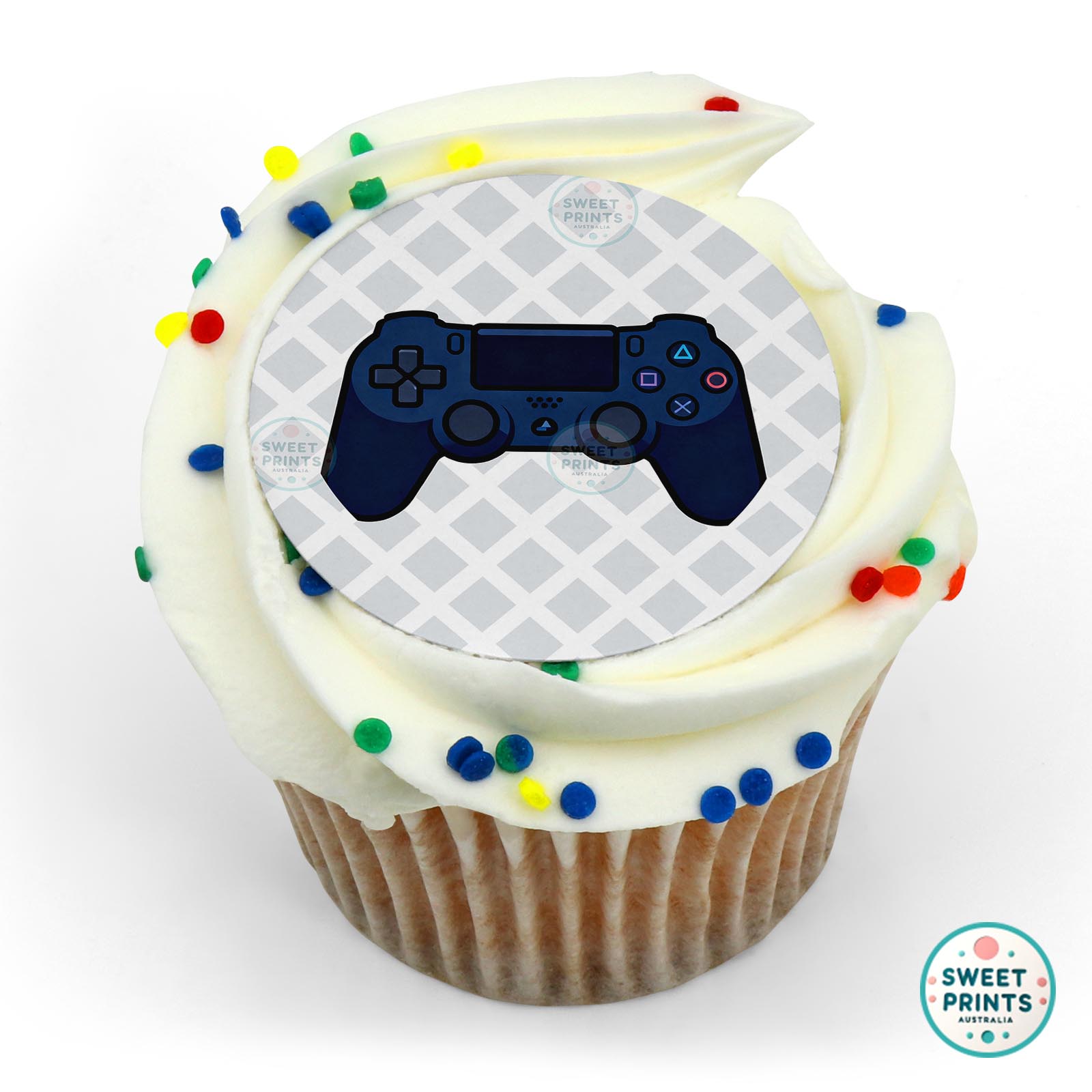 Playstation Controller edible cake topper