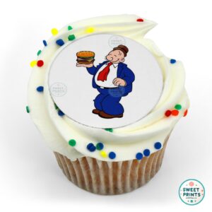 popeye wimpy holding hamburger o