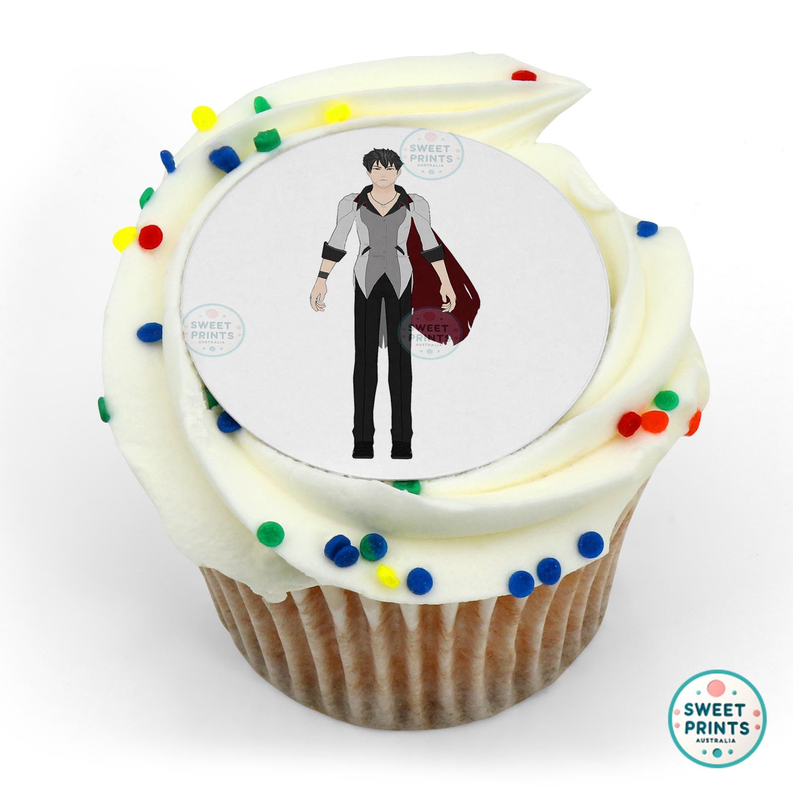 Rwby Chibi Qrow Branwen edible cake topper