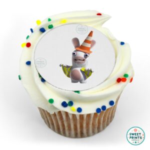 rabbids rabbid safety cone on head o