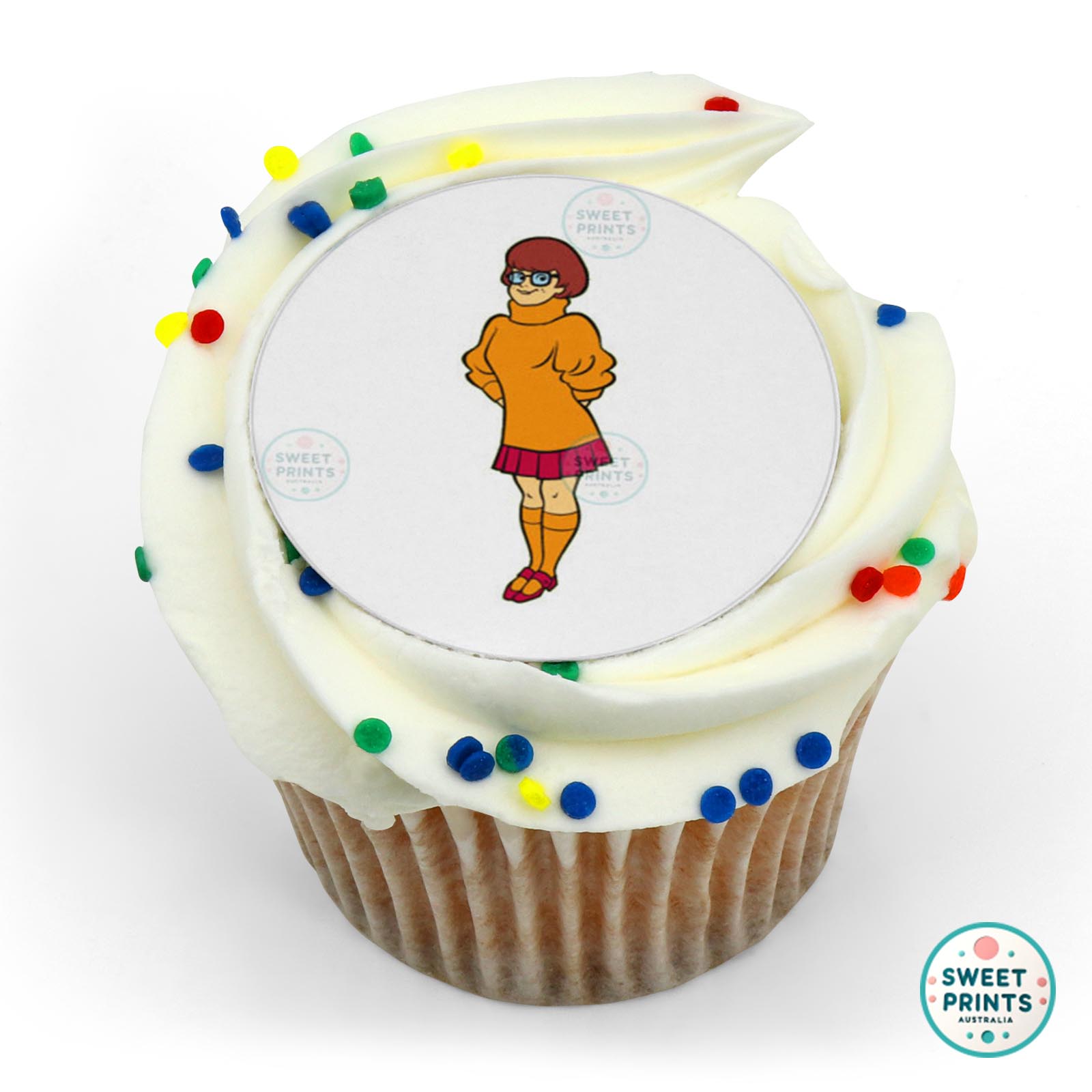Scoobydoo Velma Dinkley edible cake topper