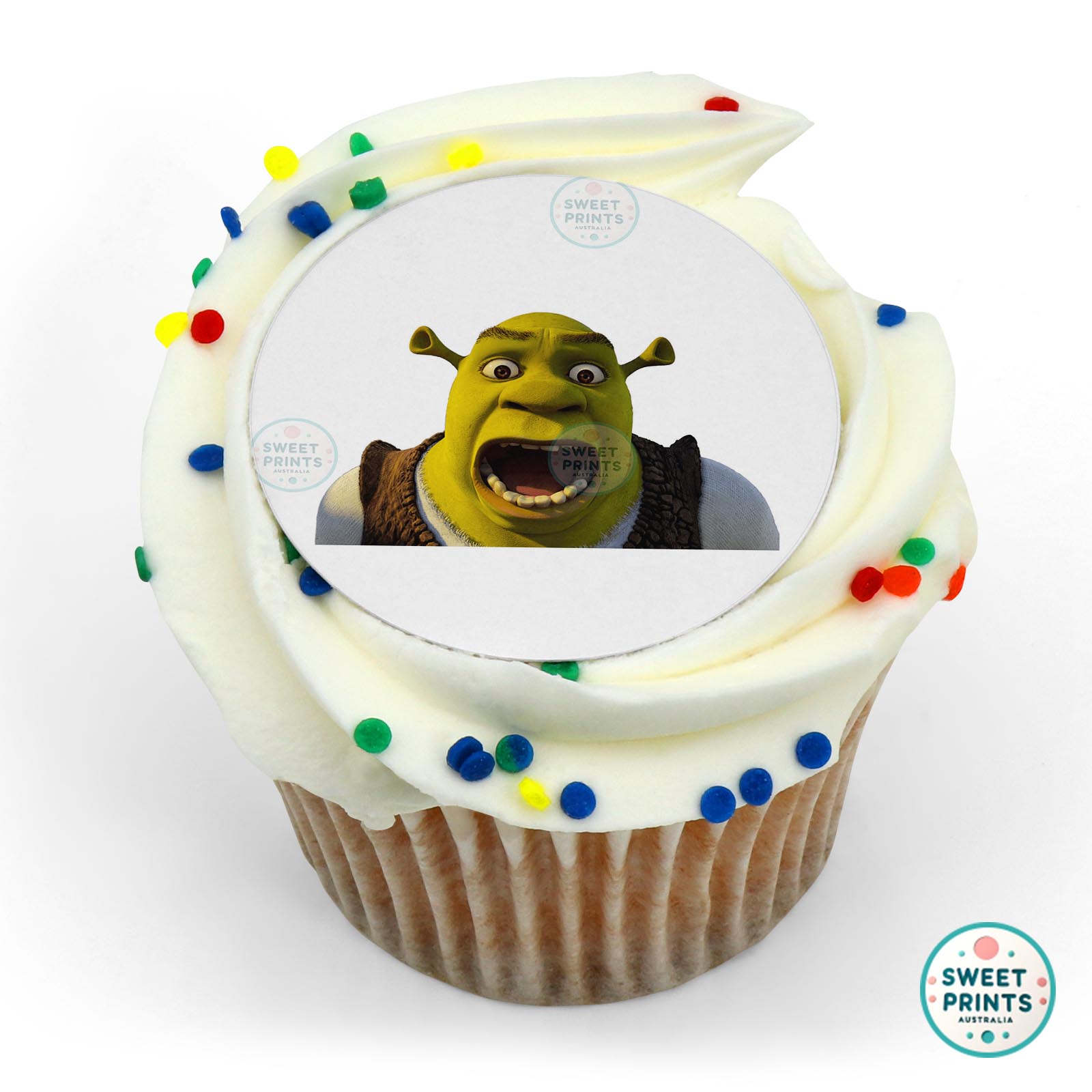 Shrek Open Mouth edible cake topper