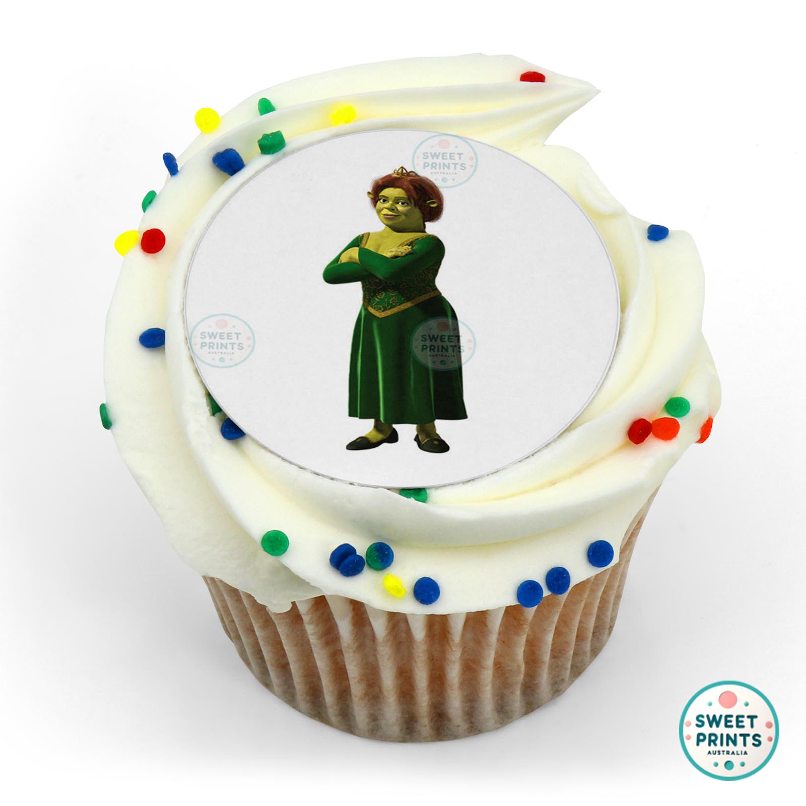 Shrek Princess Fiona edible cake topper