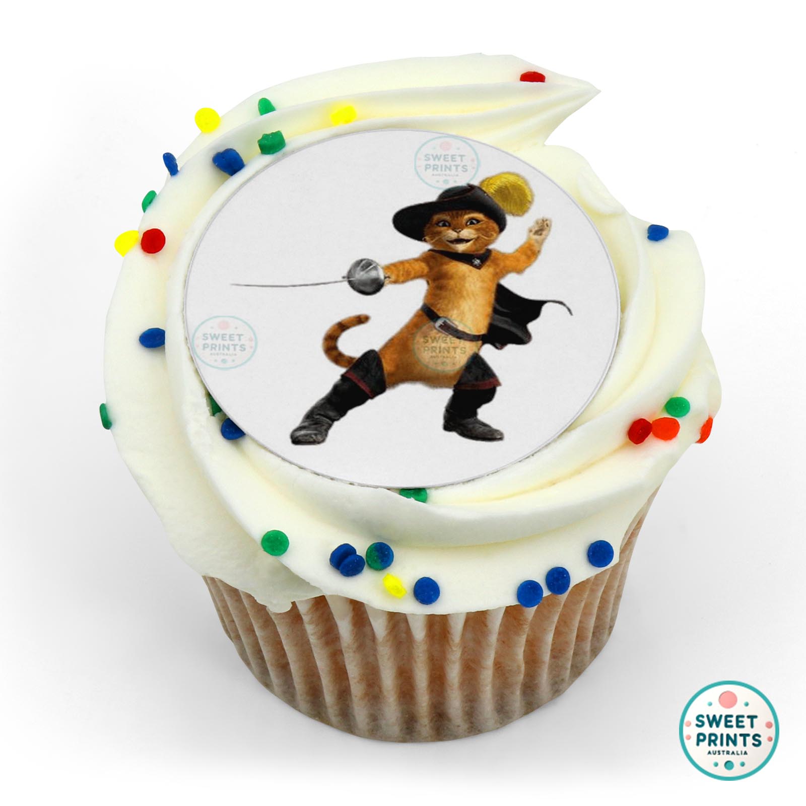 Shrek Puss In Boots edible cake topper