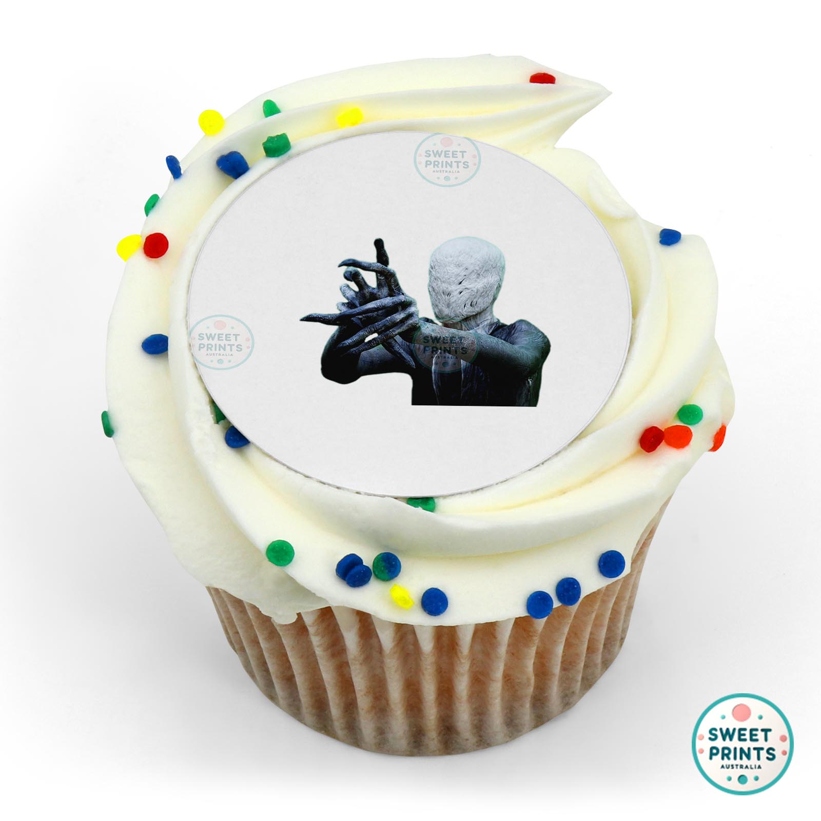 Slender Man Long Fingers edible cake topper