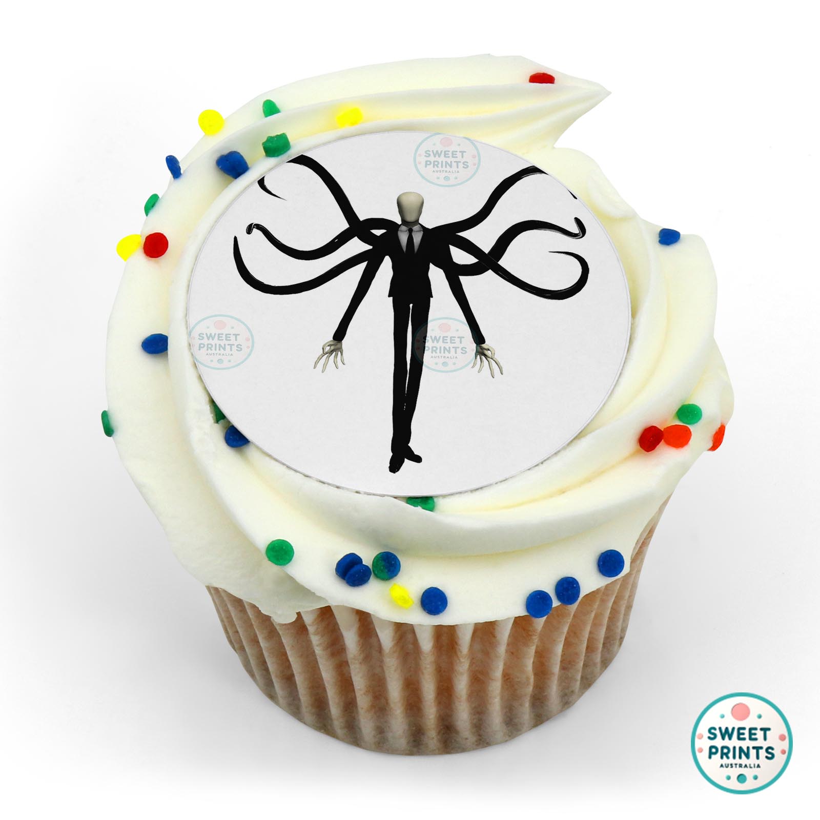 Slender Man Tentacles edible cake topper