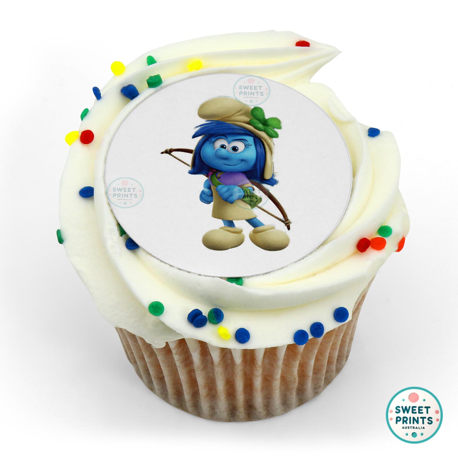 Smurfs Smurf Storm edible cake topper