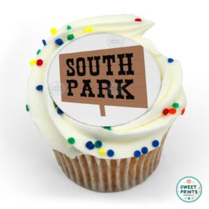 south park sign logo o