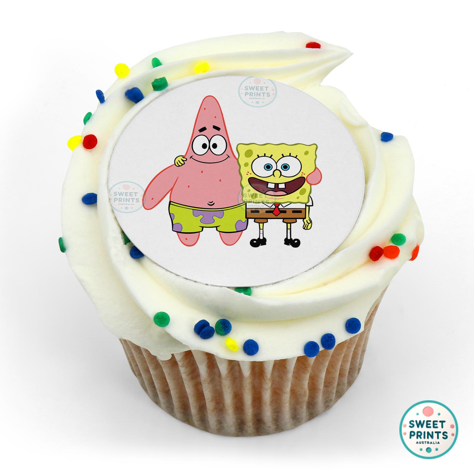 Spongebob Patrick edible cake topper
