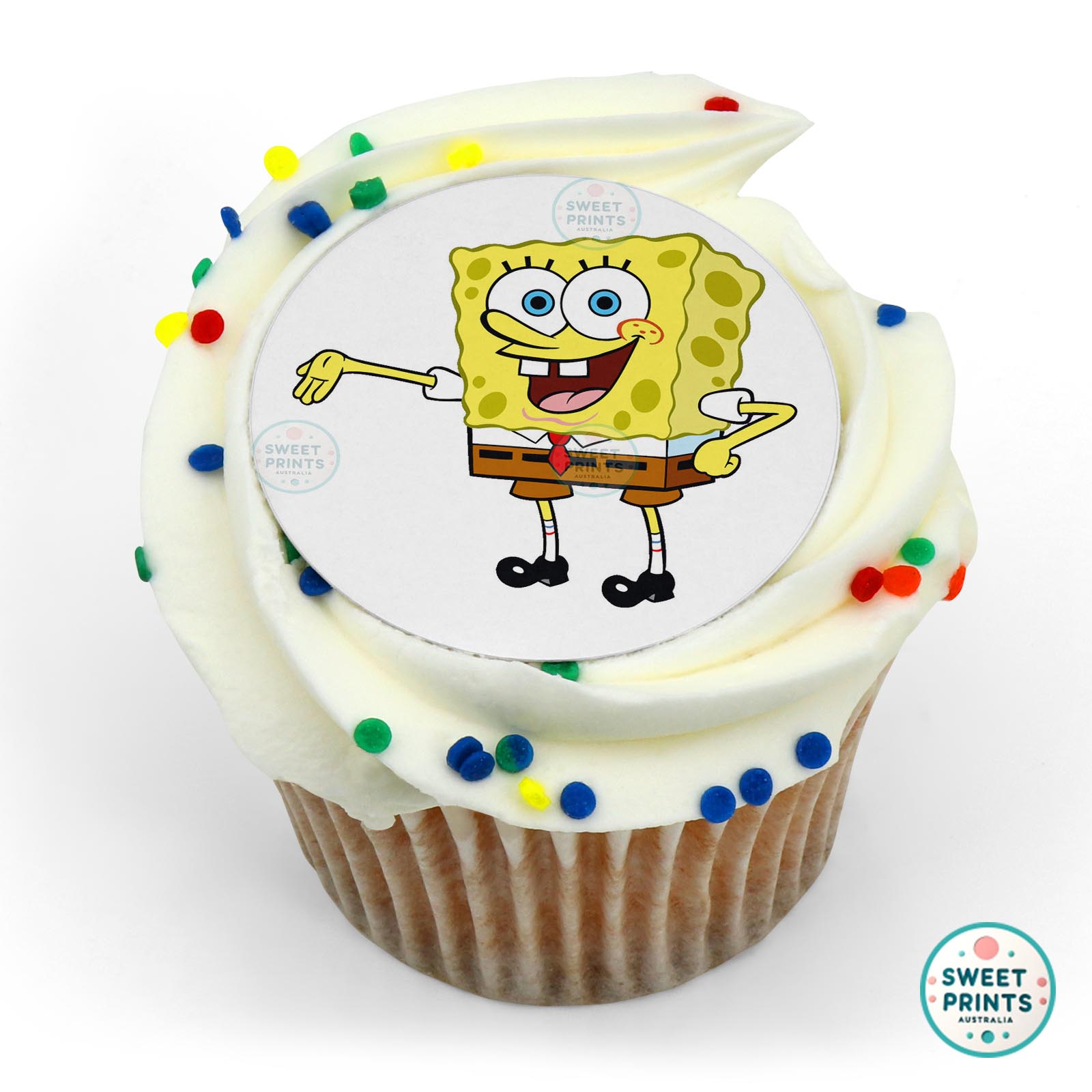 Spongebob edible cake topper