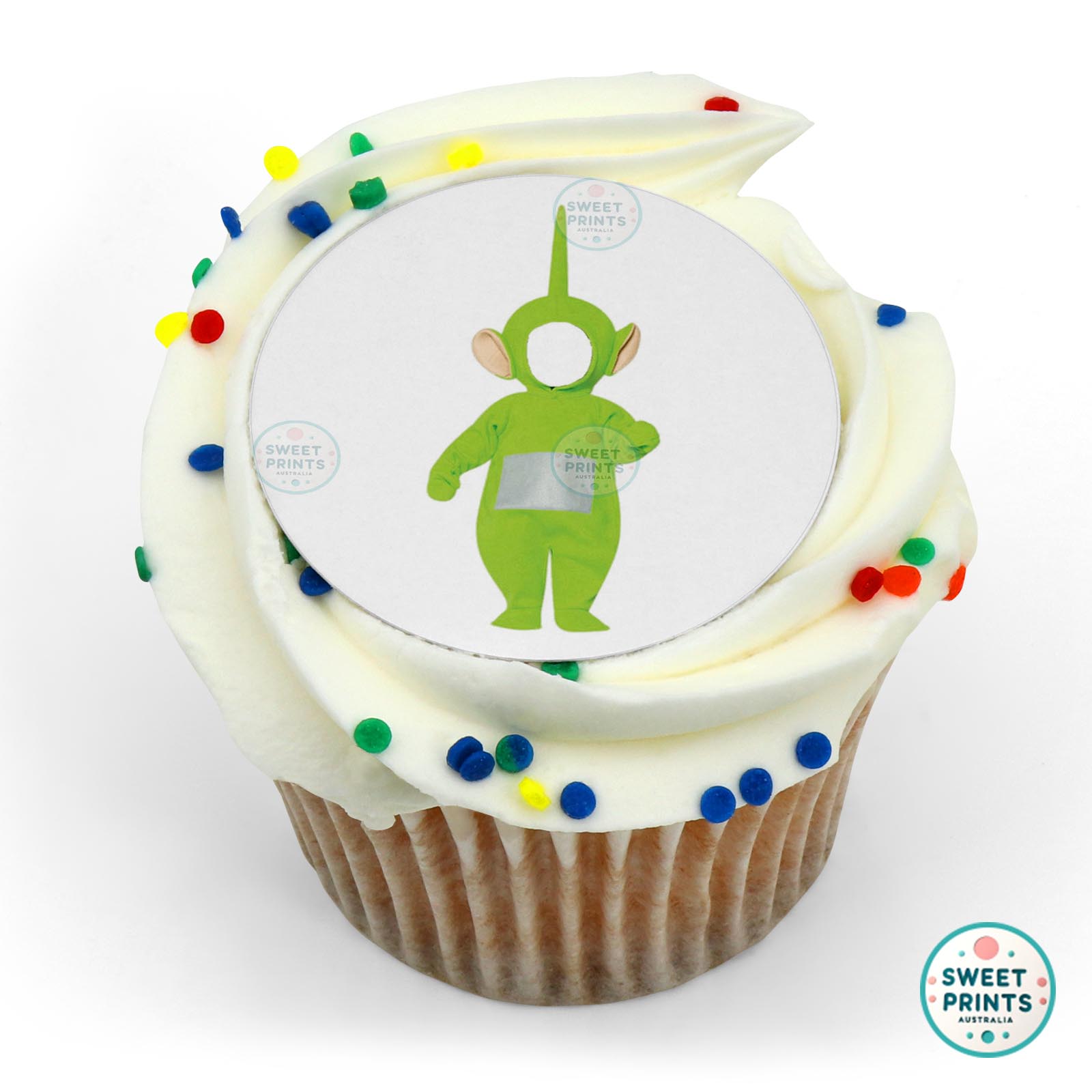 Teletubbies Dipsy Costume Child edible cake topper