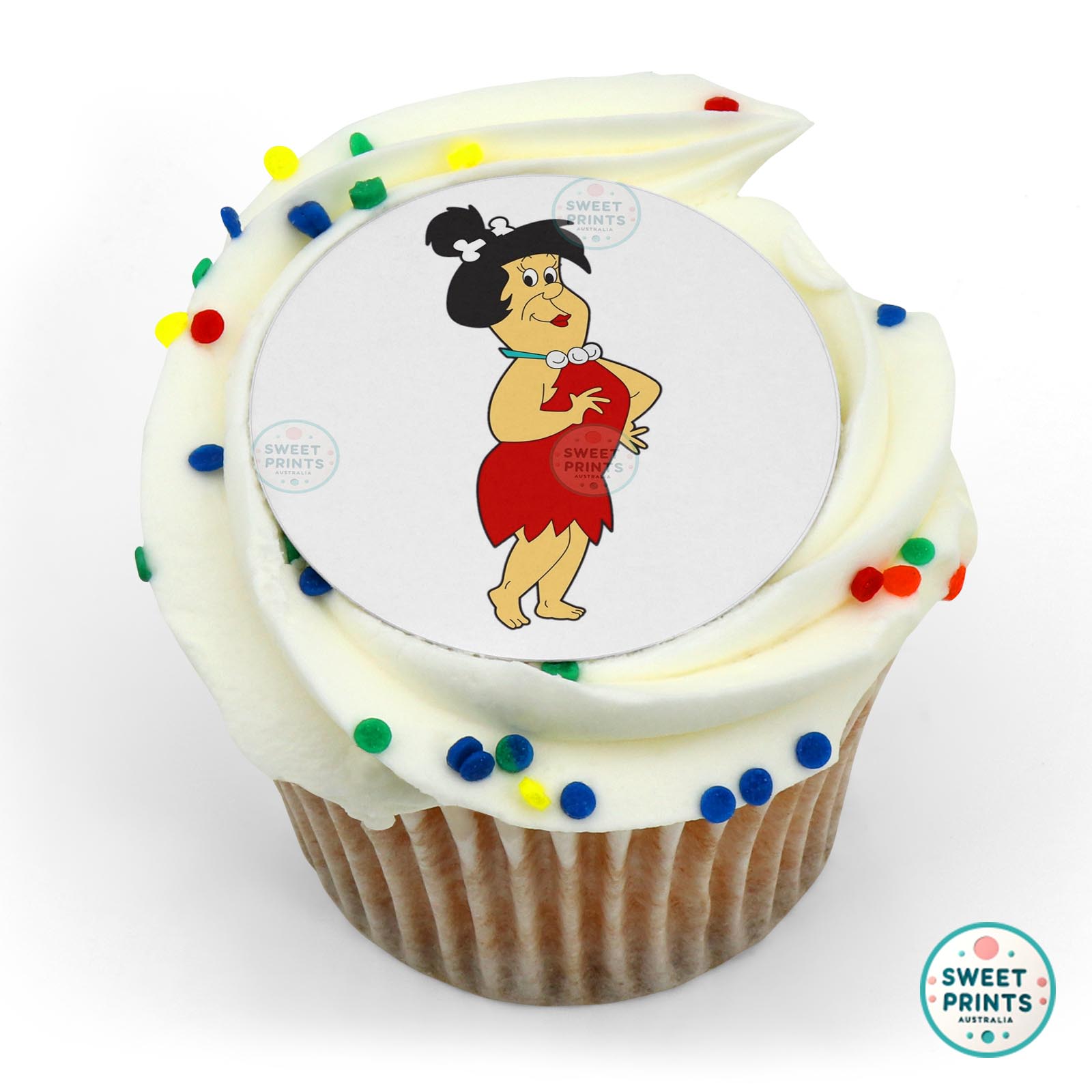 The Flintstones Edna Flintstone edible cake topper