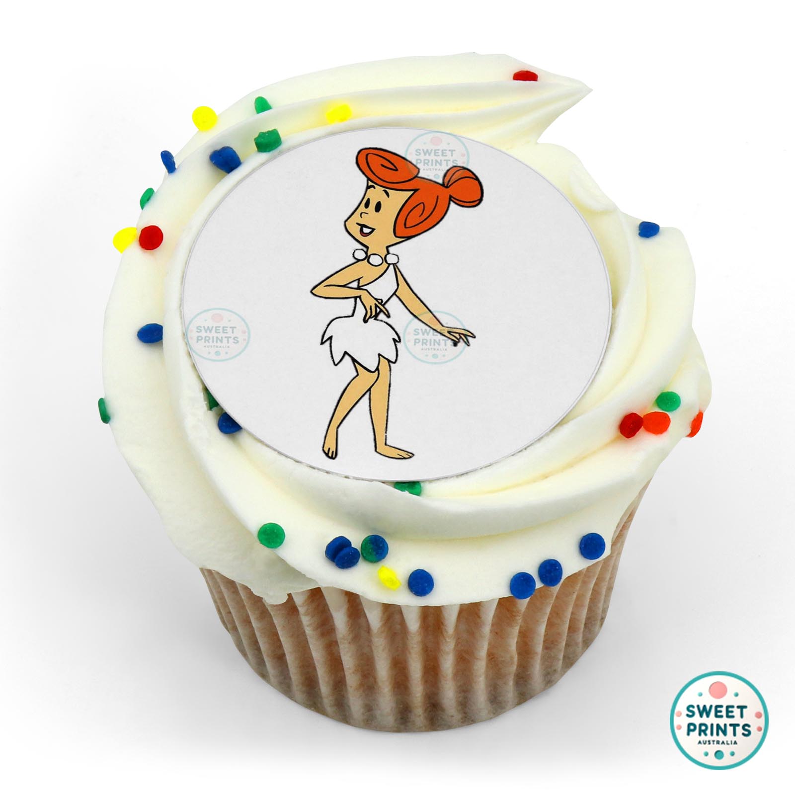 The Flintstones Wilma edible cake topper