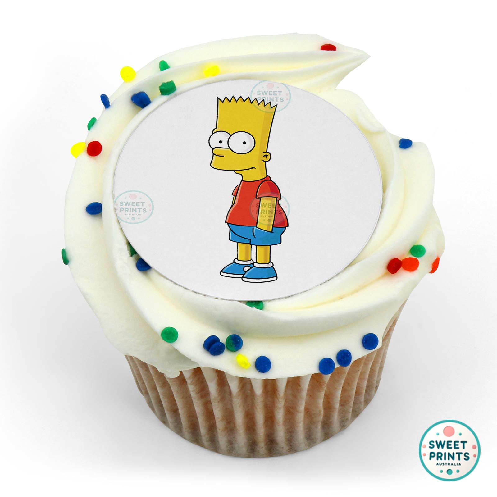 The Simpsons Bart Simpson Hands In Pockets edible cake topper