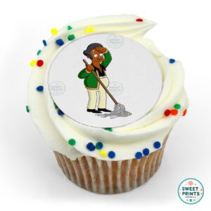 the simpsons character apu cleaning o