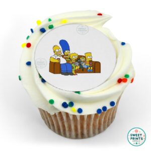 the simpsons family tv night o