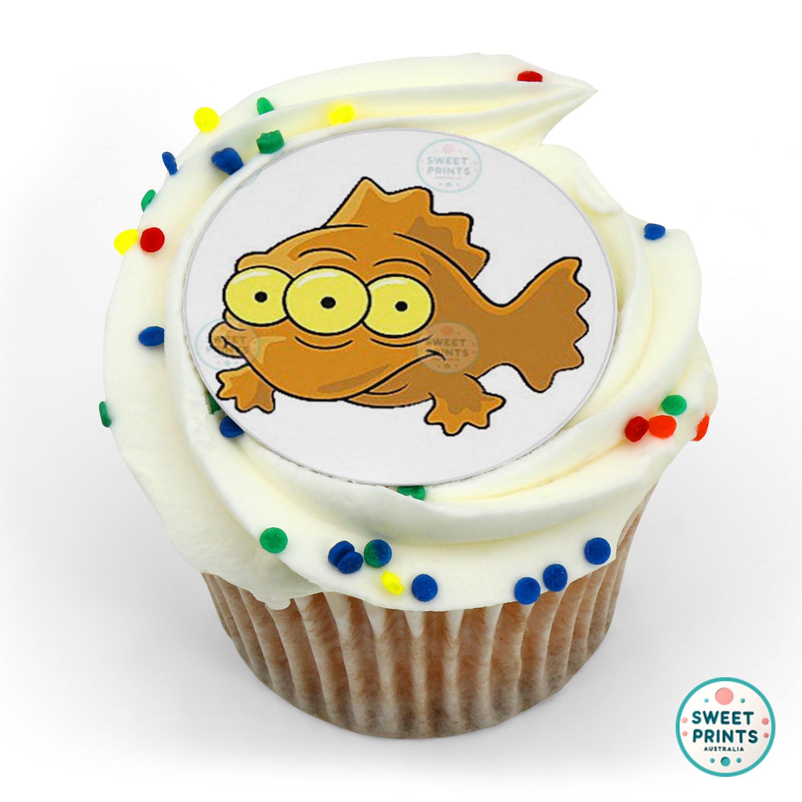 The Simpsons Fish Blinky edible cake topper