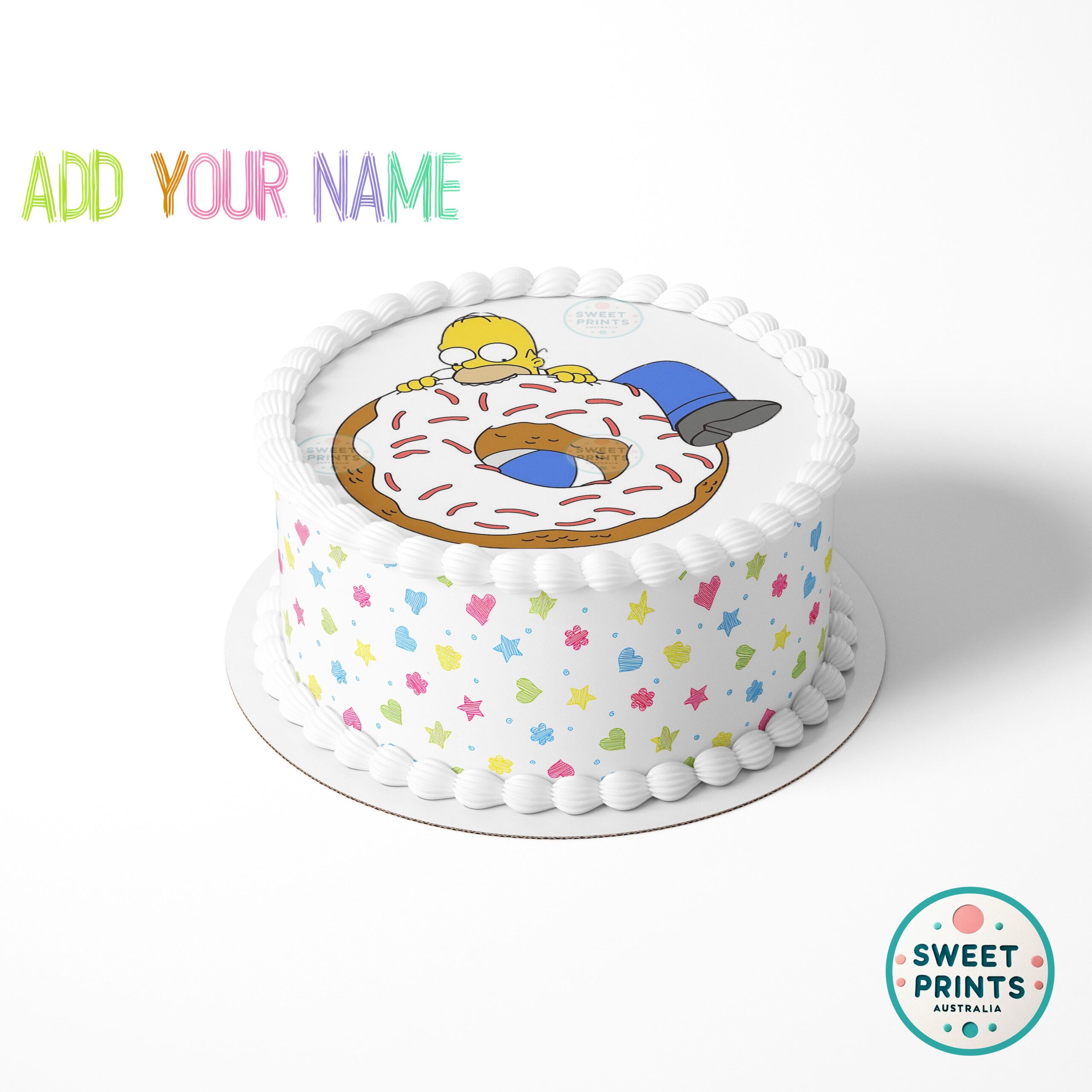 the simpsons homer simpson eating giant donut o - Image 2