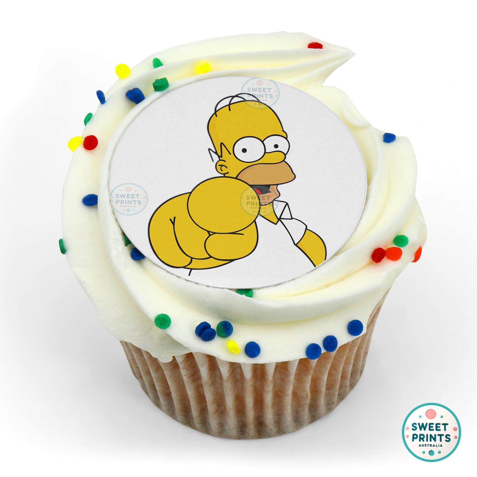 The Simpsons Homer Simpson Wants You edible cake topper