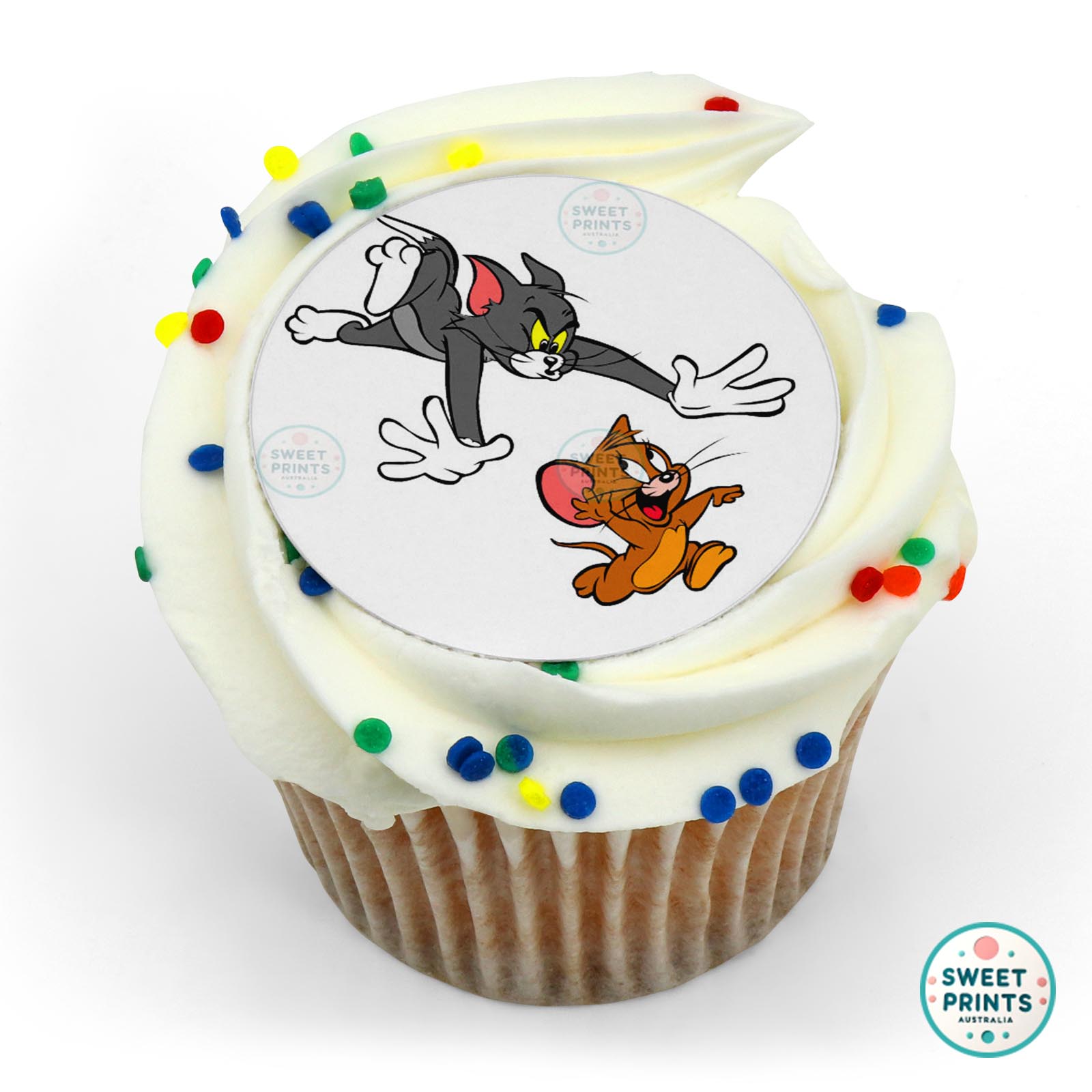 Tom And Jerry Chase edible cake topper