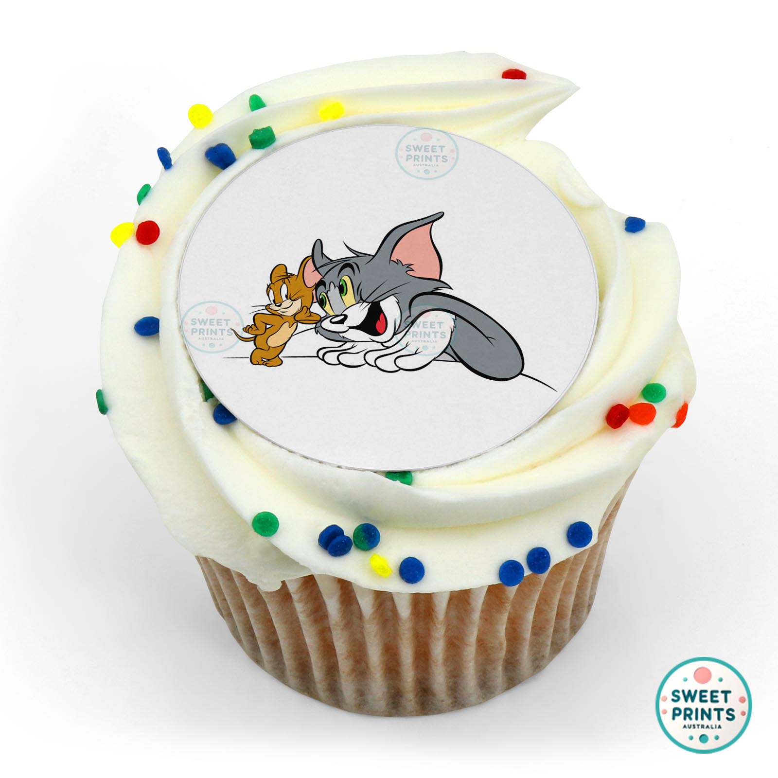 Tom And Jerry Table edible cake topper