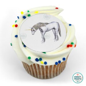 unicorns full white unicorn head down o