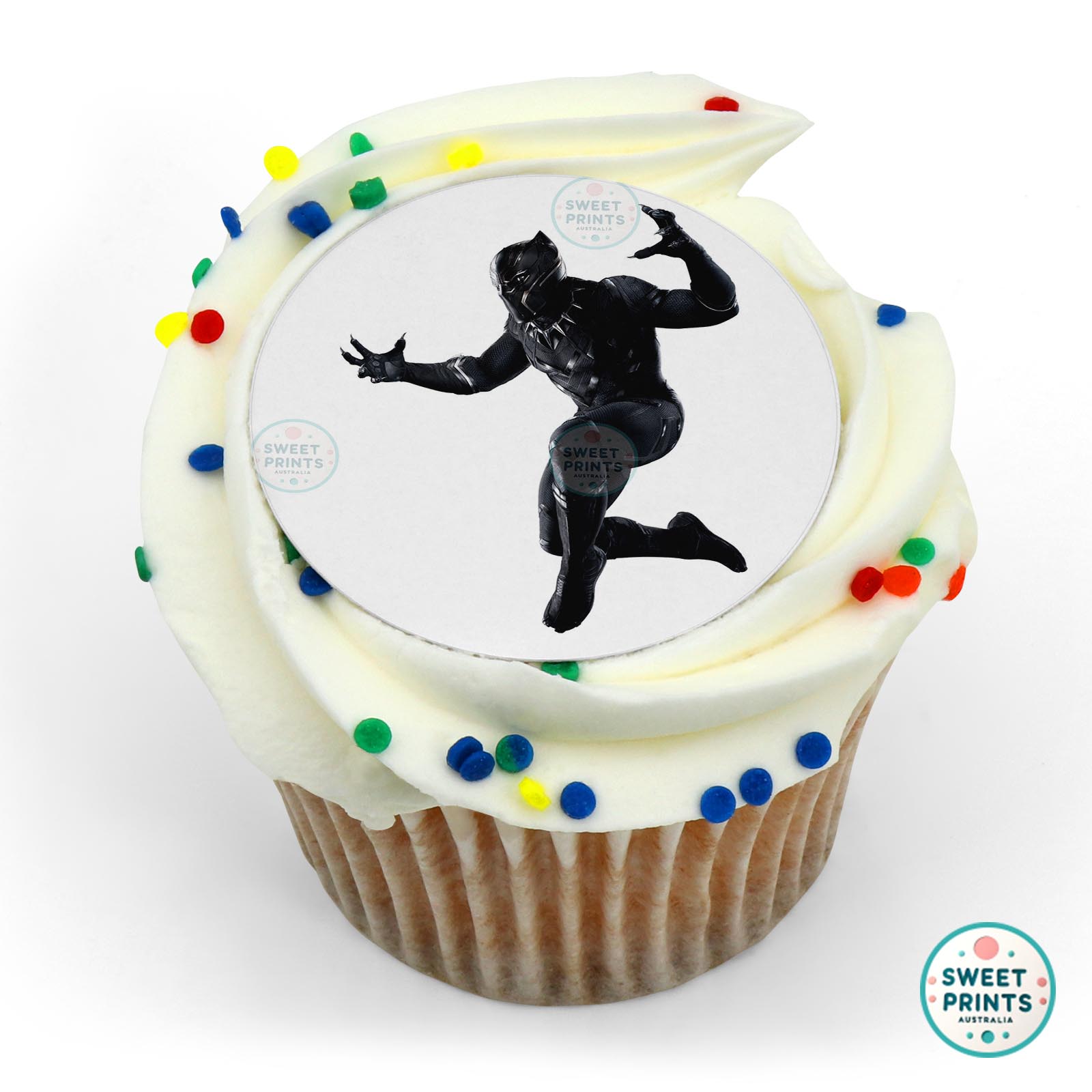 Various Black Panther Side edible cake topper