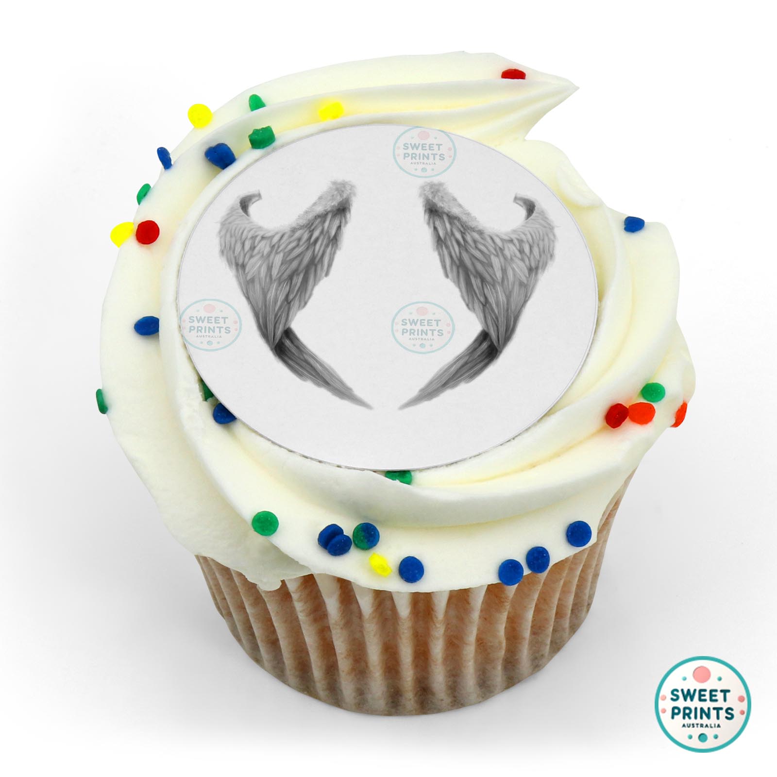 Wings Fantasy Angel edible cake topper