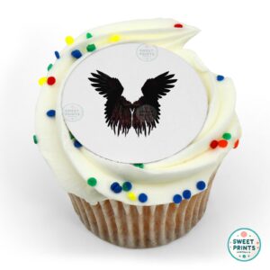 wings short black and purple o