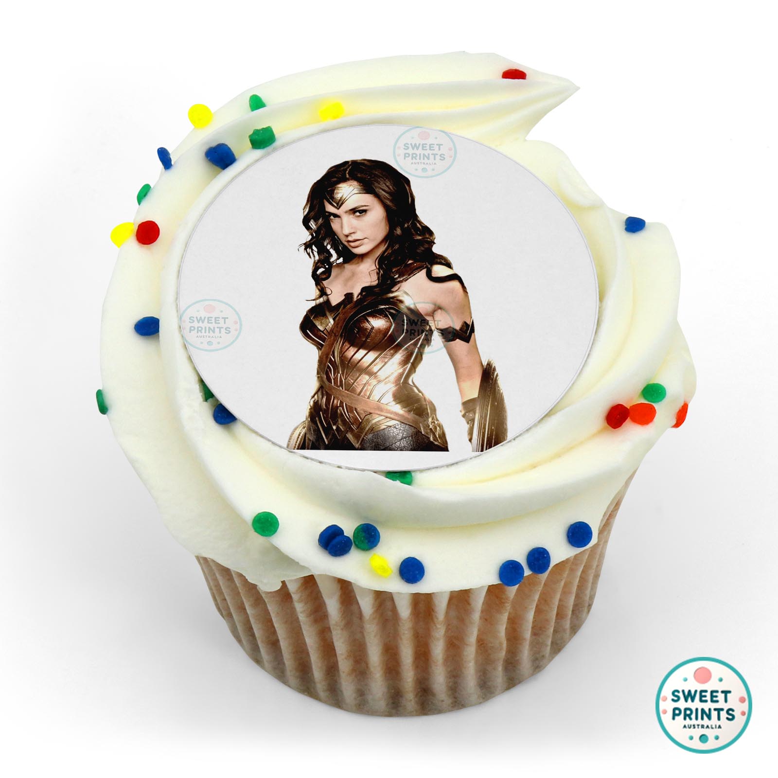 Wonder Woman Looking edible cake topper
