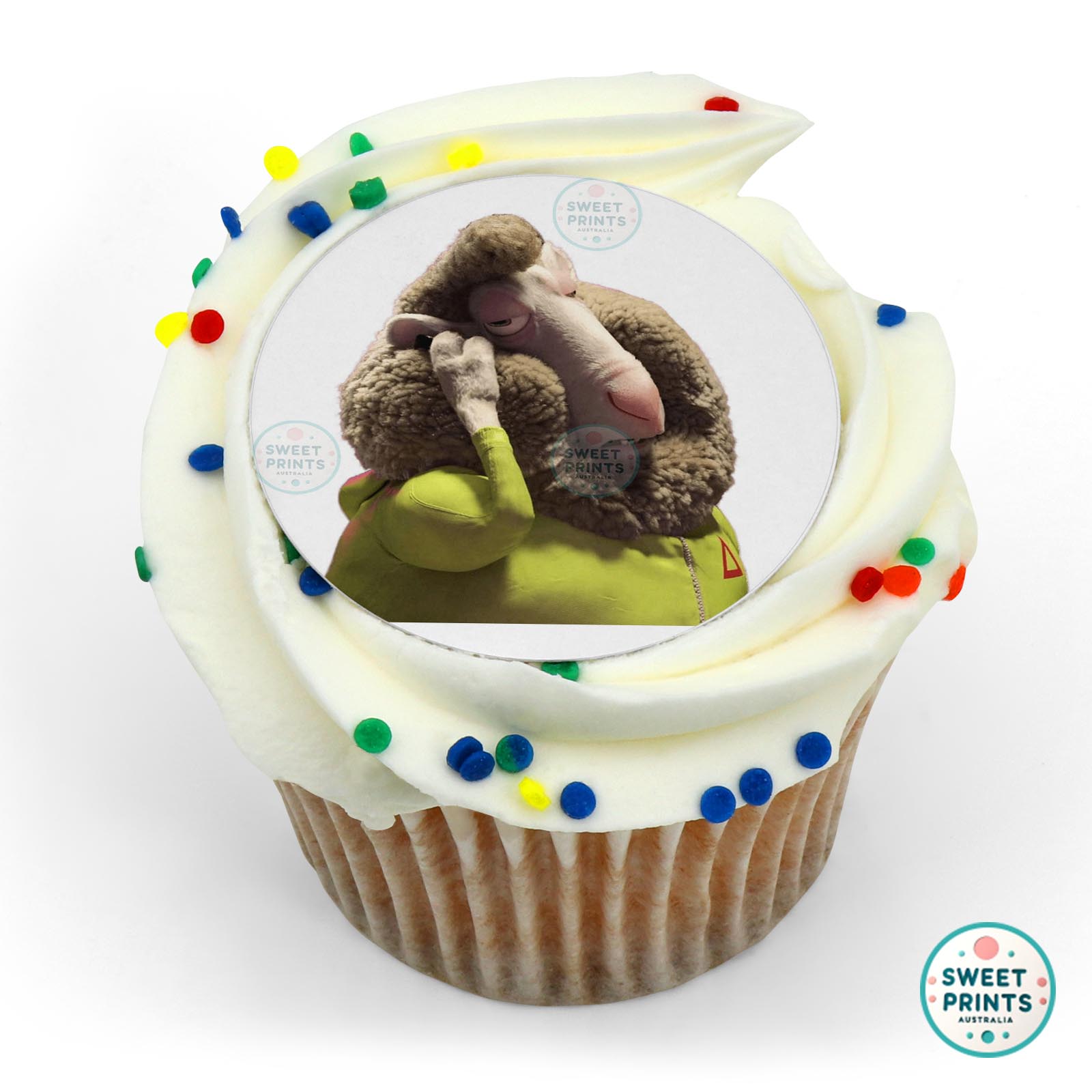 Zootopia Doug Ramses On The Phone edible cake topper