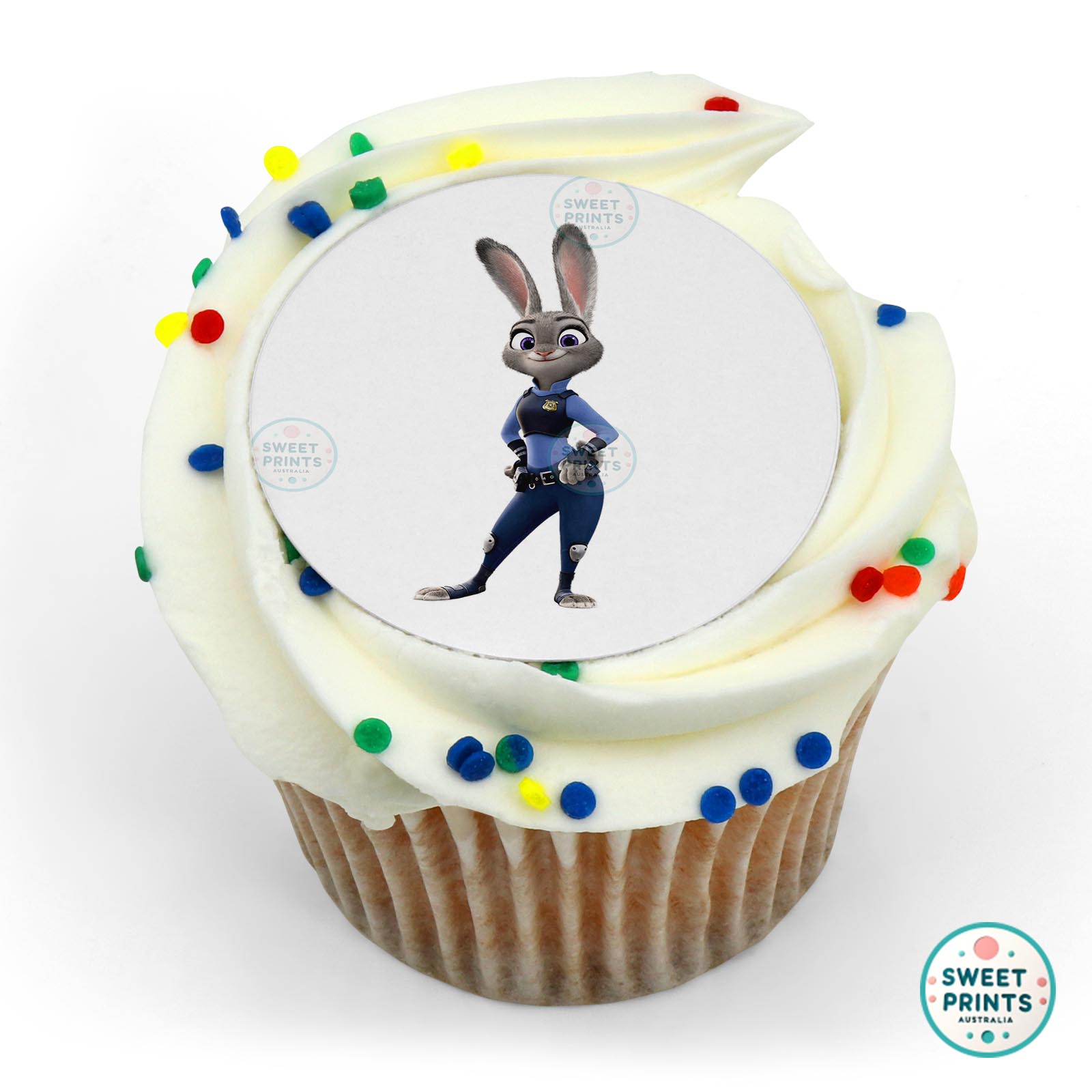 Zootopia Judy Hopps edible cake topper