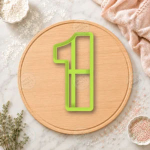 1 One Number Cookie Cutter