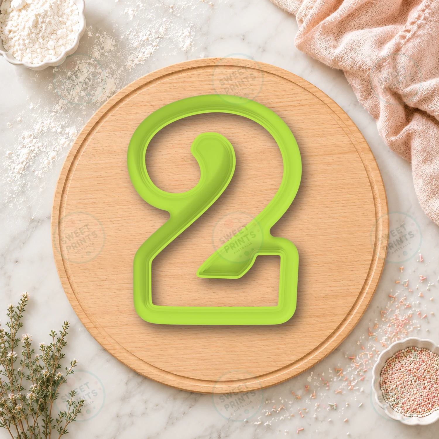 2 Two Birthday Cookie Cutter cookie cutter