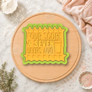 4th Of July Beers Ago Cookie Cutter & Stamp